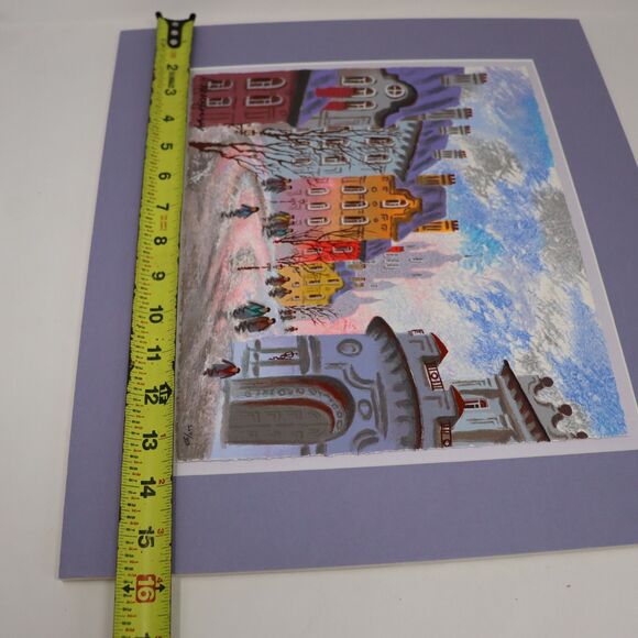 Anatole Krasnyansky “Gdansk" City Square, Hand Signed, Limited Edition Serigraph - Picture 8 of 8